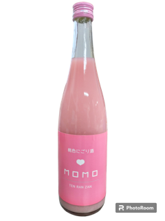 天覧山 もも色にごり酒 MOMO
